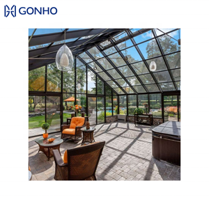 Gonho freestanding Trung Quốc nhà kính 4 mùa cách nhiệt cấu trúc nhôm tùy chỉnh sunroom - Product Image 4