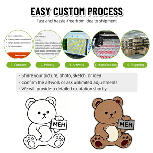 Autocollants personnalisés pour téléphone, badges et broches en métal émaillé souple, motifs animaux mignons et originaux, créatures de dessin animé amusantes, mèmes, pour équipes, faible MOQ - Product Image 3