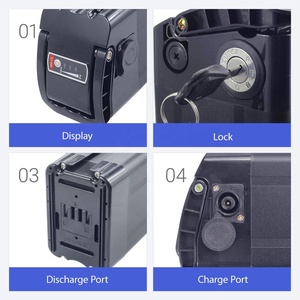 Batería Silver Fish 10S 36V 48V 7.8Ah 10.4Ah 13Ah 15Ah 18Ah 25Ah 30Ah Batería de litio 250W 500W 1000W EBike <span class=keywords><strong>Bateria</strong></span> Akku Accu - Product Image 5