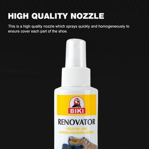 ราคาขายส่งสเปรย์ขัดรองเท้าหนังนูบัค 100 มล. ฟื้นฟูสี ขจัดคราบ บำรุงรักษา - Product Image 4