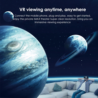 Lunettes VR tout-en-un à champ de vision large de 70 degrés, casque VR HD A108, lunettes VR - écran géant