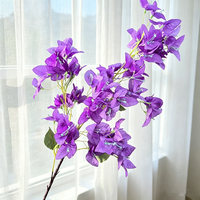 Guirlandes de fleurs de bougainvillier artificielles faites à la main, bougainvilliers artificiels grimpants pour mariage, Saint-Valentin, maison, commerce, centre commercial