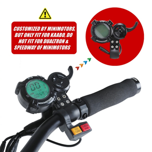 Pour écran EY3 pour trottinette électrique Minimotors WOLF MANTIS PRO+ Series, accélérateur en plastique noir, 100% neuf, durable - Product Image 2