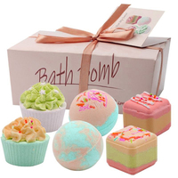 Boules de bain aux fleurs de rose séchées, huile essentielle, bio, faites à la main, relaxantes, spa, personnalisation de la marque, étiquette privée, fournisseur ODM