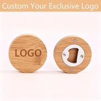 Décapsuleur de bouteille de bière en métal et bois, personnalisé avec logo, en acier inoxydable, pour souvenir, sublimation, mariage, cadeau d'entreprise