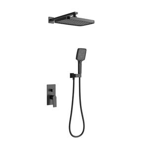 Robinet de douche encastré à double fonction Vimijia Dark Armor pour salle de bain d'hôtel, chauffe-eau pour projets transfrontaliers - Product Image 1