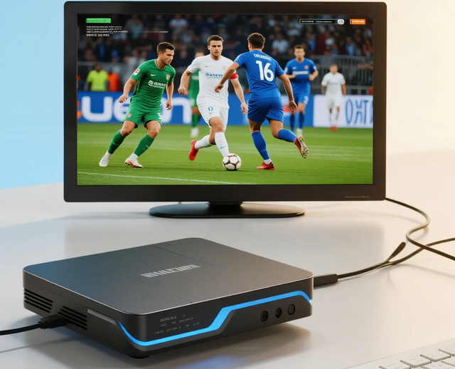 TV98 ATV PRO IPTV STB 8K Streaming Media Player Set-top Box Premium Google Android 12 TV Box Europe France Germany Universal