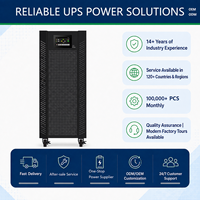 Çevrimiçi UPS 30/40/50/60/80KVA 3 Fazlı 5 İnç Dokunmatik Ekranlı UPS Kurşun Asitli 192V 3 Giriş-3 Çıkışlı Kule Tipi Veri Merkezi İçin UPS