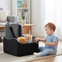 Nouveau stock – Nid en peluche de luxe pour animaux de compagnie, coussin de siège de voiture, design concave antidérapant et sûr, lit pour chien et chat, solide, toutes saisons
