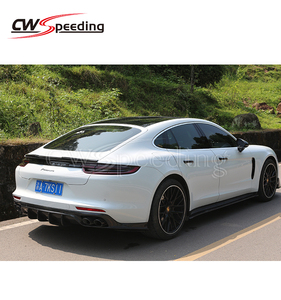 DIFFUSEUR ARRIÈRE EN FIBRE DE CARBONE STYLE CWS pour <span class=keywords><strong>PORSCHE</strong></span> <span class=keywords><strong>PANAMERA</strong></span> 2016-2023 - Product Image 4