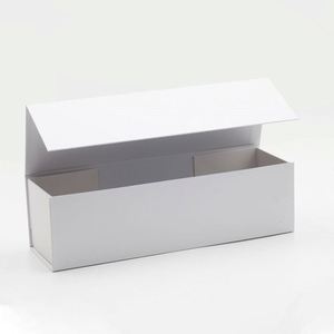 New Recyclable Material White Long Wine Bottle Packaging Retail Gift <b>Box</b> for Beer <b>champagne</b> - Product Image 2