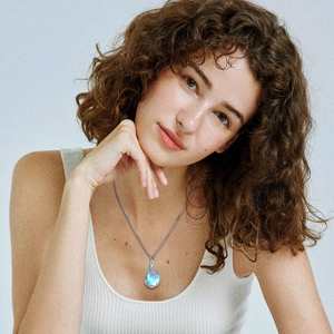 Merryshine 925 plata esterlina recuerdo de pelo cremación mascota urna conmemorativa venta al por mayor joyería de cremación cenizas colgante collar - Product Image 3