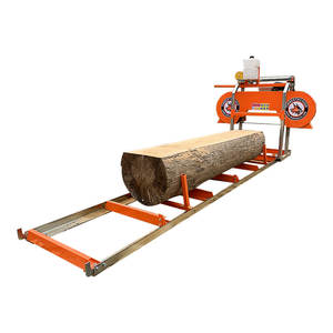 Holzsäge maschinen Bands äge mühle Tragbare Säge mühle Tragbares Sägewerk Horizontale Bands äge Motorsäge maschine Holz schneiden - Product Image 2