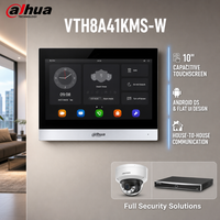 DH VTH8A41KMS-W VTH8A21KMS-W VTH8A21KMS-CW Station intérieure IP Android, Moniteur d'interphone vidéo élégant à écran intégral avec alarme