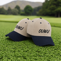 Casquette de golf vintage sportive en coton éponge 100 % pour cadeaux d'entreprise, casquette de baseball promotionnelle, logo personnalisé, ajustement extensible, vente en gros OEM