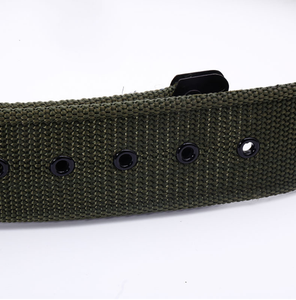 Ceintures tactiques en toile personnalisées DFB0119, largeur 2,5 pouces, 125 cm, avec anneaux respirants en polycoton et attache rapide. - Product Image 6