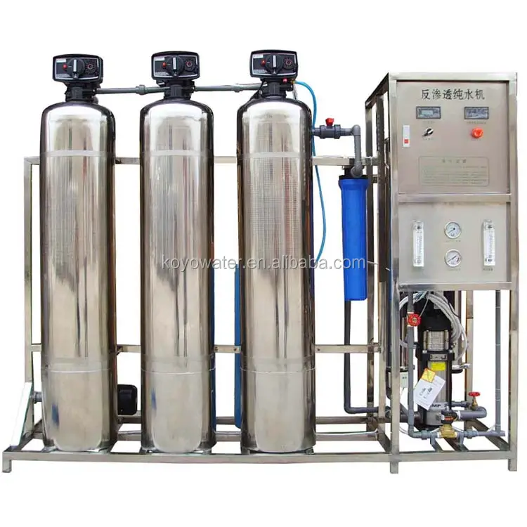 500L/H compact sistema ad osmosi inversa/apparecchiature per il trattamento dell'acqua con tubi IN PVC a buon mercato