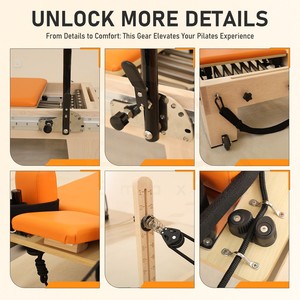 <span class=keywords><strong>Ochi</strong></span> Personnalisé Améliore la Perception Corporelle – Équipement de Pilates Reformer en Bois d'Érable Adapté aux Cours Spécifiques de Pilates - Product Image 5
