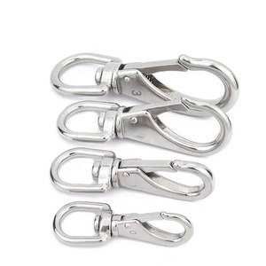 स्टेनलेस स्टील 316 समुद्री तैसा आंख स्नैक हुक #2 100 मिमी नौका हार्डवेयर पालतू चेन कीचेन लानीर्ड हुक क्लैस्प एक्सेसरीज - Product Image 6