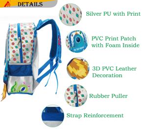 अंतरिक्ष यान रॉकेट बच्चों को यूनिसेक्स स्कूल बैकपैक 3 डी प्यारा नरम छात्र बैग 56-76l क्षमता फैशन एयर कुशन बेल्ट - Product Image 4