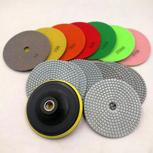 4 אינץ 100 מ "מ m14 חוט גמיש גומי אחורי ליטוש רפידות אריזה <span class=keywords><strong>pad</strong></span> מטחנת זווית מתאם גומי - Product Image 5