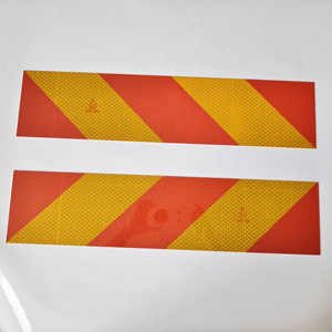 Tablero marcador ECE RR 70,01 Productos de advertencia de seguridad de tráfico Materiales reflectantes amarillos <span class=keywords><strong>Señales</strong></span> de advertencia de remolque - Product Image 1