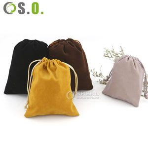 Bolsa de Almacenamiento Pequeña con Cordón, Bolsa de Terciopelo para Joyería y Cosméticos con Logotipo Personalizado - Product Image 2