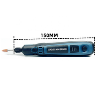 Mini-fraiseuse rotative 3 vitesses, mini-perceuse électrique, outils de bricolage pour le polissage de bijoux et la coupe des ongles d'animaux, 96 pièces