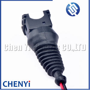 大众用<span class=keywords><strong>2</strong></span>针母汽车防水连接器EV1汽车喷油器线束插头443 906 232 443906232 1284485110 - Product Image 4