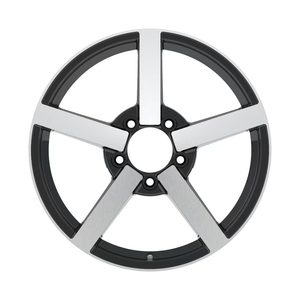 ล้ออัลลอยด์ฟอร์จสีเงินแบบห้าก้าน ขนาดใหม่ 17x8.5 5x114.3 20 มม. สำหรับรถยนต์นั่งส่วนบุคคล Audi Mercedes- สำหรับใช้งานทั่วไป - Product Image 2