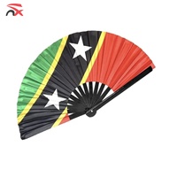 Articles souvenirs personnalisés avec logo, ensemble de football, drapeau haïtien pliable en plastique, souvenirs pour les fans de kung-fu, pour l'extérieur