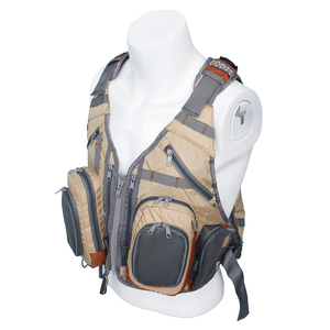 Mochila de <span class=keywords><strong>Pesca</strong></span> con Riñonera Ajustable para Hombre y <span class=keywords><strong>Mujer</strong></span>, <span class=keywords><strong>Chaleco</strong></span> de <span class=keywords><strong>Pesca</strong></span> Transpirable para Actividades al Aire Libre - Product Image 1