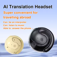 Écouteurs de traducteur AI de haute qualité 144 langues Casque téléphonique hors ligne en temps réel avec fonctionnalités de traduction