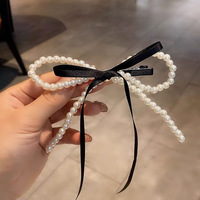 Barrettes à cheveux en perles douces pour cheveux longs, nœuds élégants pour cheveux, décoration, accessoires de bricolage pour anniversaire, cadeau
