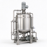 Fourniture en gros de réacteurs automatiques sous pression en acier inoxydable de 2000 L compatibles CIP et SIP, équipement de fermentation