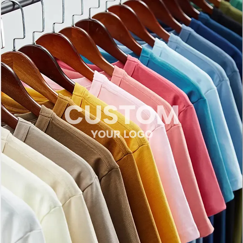 Mens Gift Advertising 140 Gsm T-shirt 4.2 Oz. Promotional Custom Tshirts 50/50 Poly Blend 65 Polyester 35 Cotton T Shirt