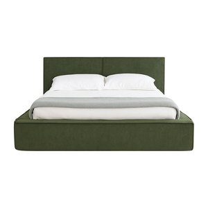 Cama Moderna Ahorradora de Espacio, Tapizada en Tela, con Estructura de Metal sin Herramientas - Product Image 3