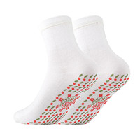 Chaussettes d'acupression auto-chauffantes Tourmaline Chaussette de santé Massage des pieds Fourniture de soins de santé chauffante