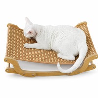 Nouveau Tapis de Couchage pour Chat, Nid de Chat, Lit à Bascule, Hamac d'Été en Rotin pour Animaux, Tapis à Griffer, Canapé pour Chiot, Nid de Sommeil OEM