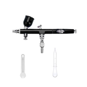 Aérographe AR180 0,3-0,5 mm à double action, alimentation par gravité, portable, pour travaux artistiques, modélisme, peinture automobile - Product Image 3