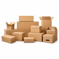 Boîte d'expédition de batterie en carton ondulé RSC à double paroi personnalisée, carton kraft 5 plis, emballage rectangulaire pour le transport de batteries au lithium