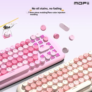 Teclado mecánico retroiluminado RGB <span class=keywords><strong>de</strong></span> 87 teclas <span class=keywords><strong>de</strong></span> alta estética <span class=keywords><strong>de</strong></span> fábrica Mofii, nuevo teclado <span class=keywords><strong>de</strong></span> ordenador para ordenador portátil, gran oferta, Candy M - Product Image 4