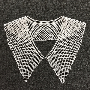 Diseño de moda Cuello de seda de leche Cuello de encaje Bordado para vestidos - Product Image 3