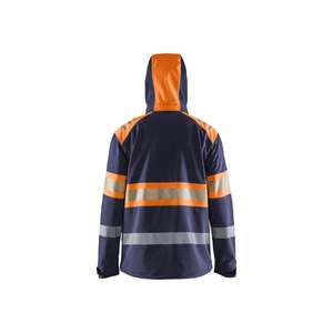 BLAKLADER - 449425138953XL <b>Hi</b>-<b>Vis</b> Softshell <b>jacket</b> Navy blue/<b>Orange</b> - EAN 7330509882108 <b>HI</b>-<b>VIS</b> WORKWEAR - Product Image 5