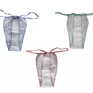 Dùng một lần PP/SMS unisex đồ lót không dệt sexy Tanga g Chuỗi được sử dụng trong spa massage bụi bằng chứng T-back - Product Image 5