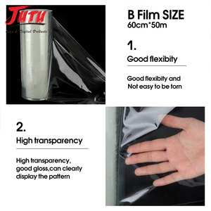 ฟิล์ม Dtf ฟิล์มกันความร้อนสำหรับเสื้อยืดพิมพ์ลายฟิล์ม PET ความยาว60ซม. 100ม. - Product Image 4