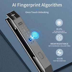 DF14XF85 Bekerja dengan Tuya Smart Video Intercom Pengenal Wajah 3D Kunci Pintar Biometrik Sidik Jari dengan Penyimpanan Cloud6085Mortise - Product Image 3