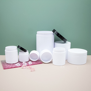 Pot vide en PET transparent à large ouverture pour crème corporelle, beurre corporel, gommage corporel et soins <span class=keywords><strong>de</strong></span> la peau, rechargeable, prix <span class=keywords><strong>de</strong></span> gros - Product Image 5