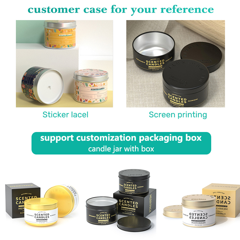2oz Cylinder Candle Jar Candle Tins - Recycled Aluminum