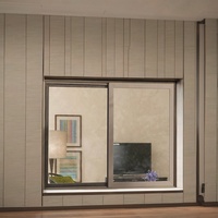 Ventanas Corredizas Horizontales de Diseño Moderno, Marco de Aluminio, Malla de Acero Inoxidable, para Hoteles
